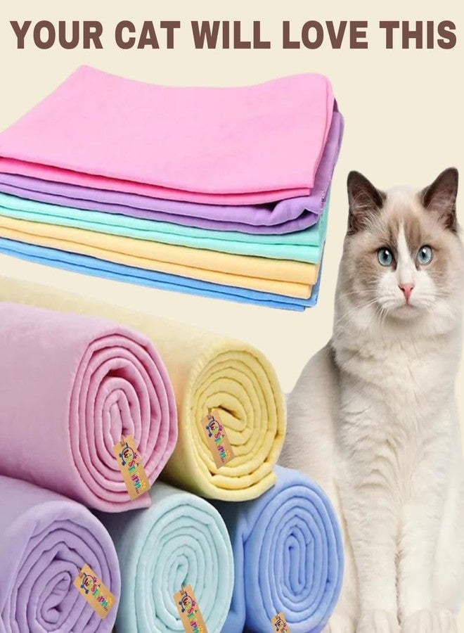 Western Era Cat & Kitten Microfiber Towel for Wet-No-More Fur | Ultra-Absorbent | Towel for Speedy Pet Drying | Quick-Dry | Say Goodbye to Drippy Dribbles - Image 5